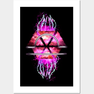 Libra Zodiac - Pink Abstract Posters and Art